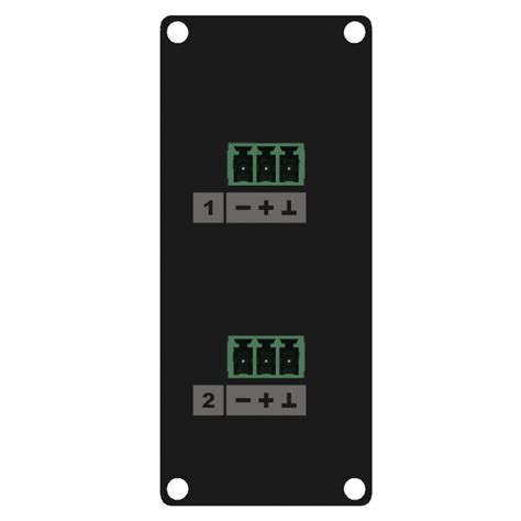 CASY138 - CASY 1 space with 2x 3-pin terminal block to 3-pin terminal ...