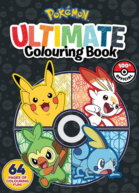 pokemon ultimate colouring book amazoncombr
