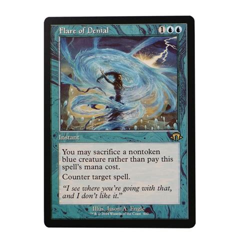 Flare Of Denial 400 Modern Horizons 3 MH3 Normal Mtg Proxy Cards