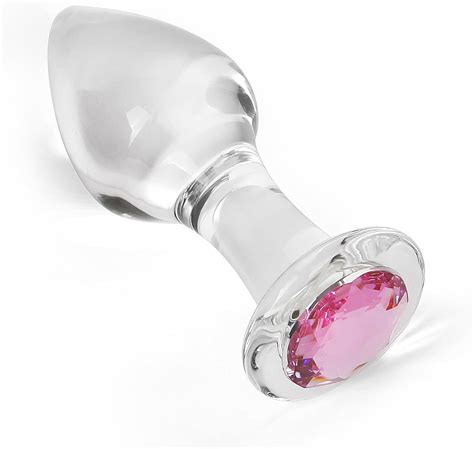 Amazon Crystal Glass Anal Plug With Luxury Jewelry Butt Plug Fetish Anus Stimulation Unisex