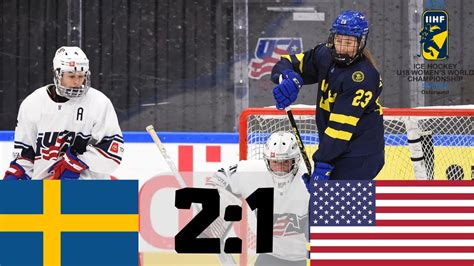 SVERIGE VS USA SEMIFINALER VÄRLDSMÄSTERSKAP I ISHOCKEY U18 2023 YouTube