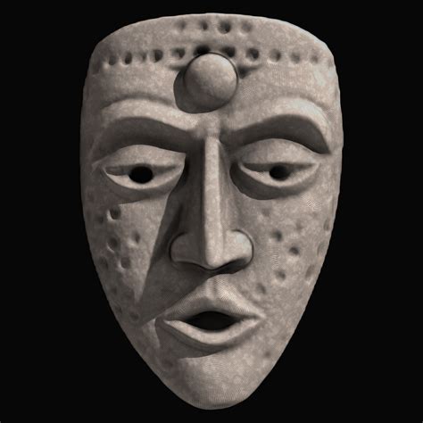 STL file Native American Mask 4 🐉 ・3D printable design to download・Cults