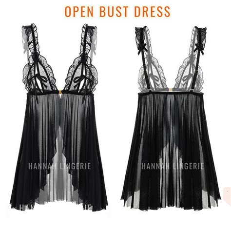 Jual Premium Lingerie L Xl Xxl Baju Tidur Transparan Seksi Cantik Hot Ukuran Besar Jumbo Big