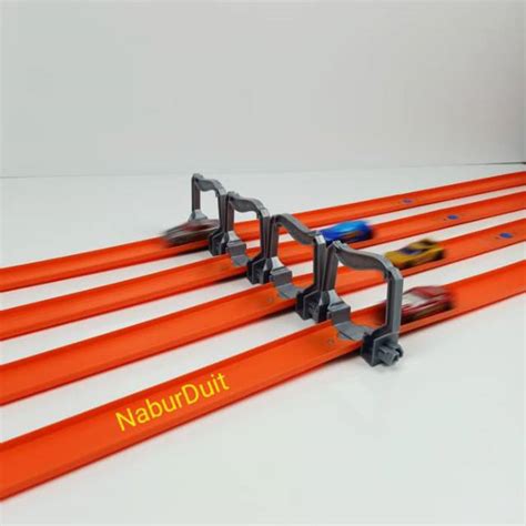 Hot Wheels Track Extendable Clamp Gate Lebih Jalur Lane Race Ori Mattel Shopee Indonesia