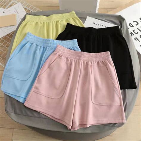 Sommer Hot Pants Shorts Sporthosen Wide Leg Shorts Casual Loose Female