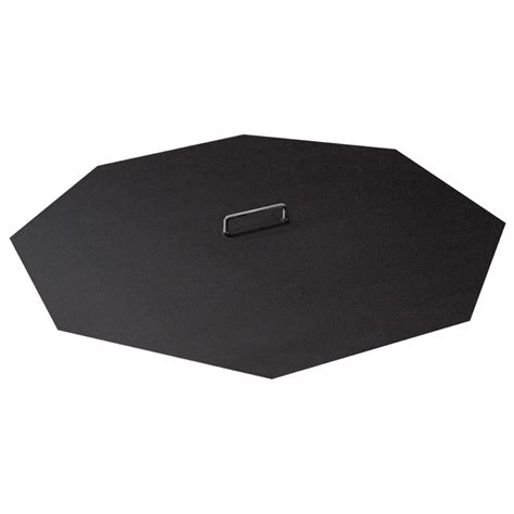 Modern Blaze Octagonal And Round Steel Fire Pit Coverssnuffers42
