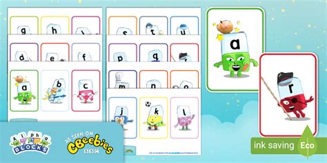 FREE! - Alphablocks Letter Cards (Teacher-Made)