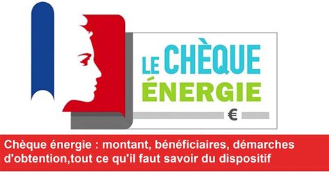 Chèque énergie montant démarches tout ce qu il faut savoir du