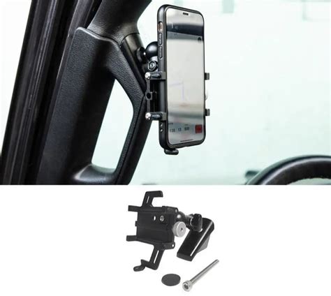 Adjustable Anti Shake Mobile Phone Holder Jeep Wrangler Jl Gladiator Jt