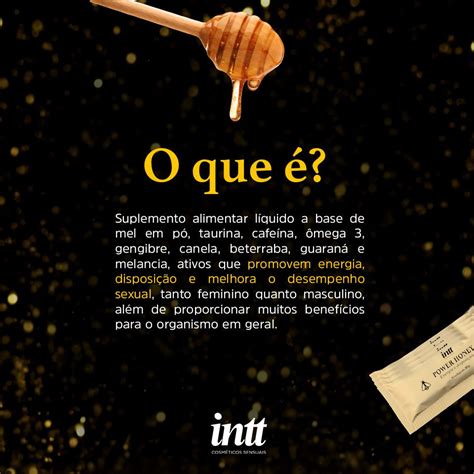 Power Honey Melzinho Estimulante Sexual Sach Intt Ningu M Vai Saber Sex Shop