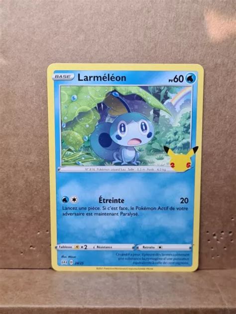 CARTE POKEMON FRANÇAISE Larmeleon 24 25 McDonald s 2021 anniversaire 25