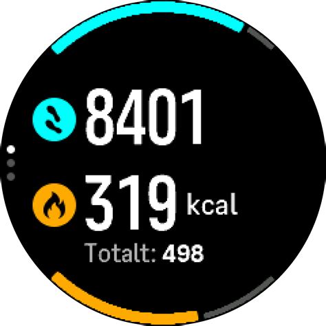 Suunto 9 Peak Pro - Widgets - Steps and calories