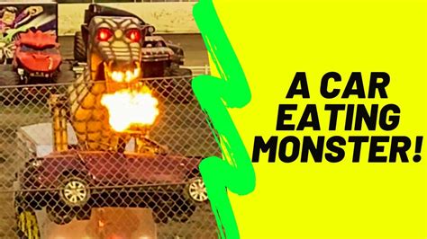 Car Eating Monster Skagit Speedway Monster Truck Show Youtube