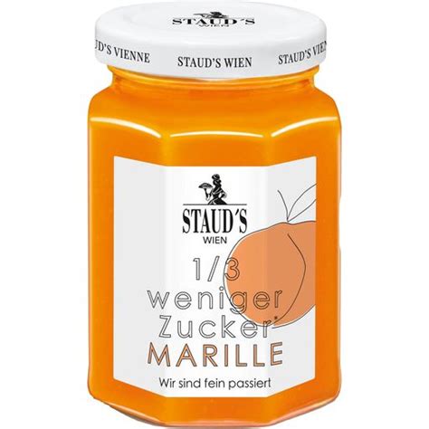 STAUDS Finely Strained Apricot Reduced Sugar 200 G Piccantino