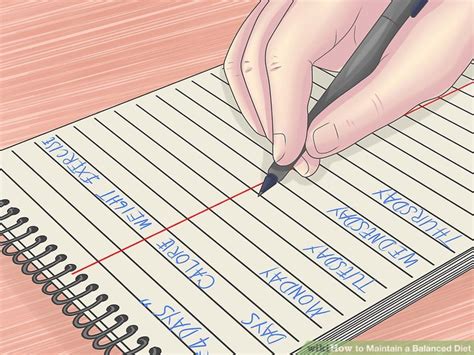 ways  maintain  balanced diet wikihow