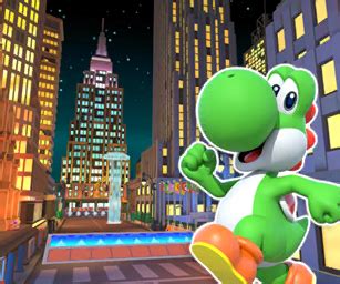 File MKT Icon NewYorkMinute2 Yoshi Png Super Mario Wiki The Mario