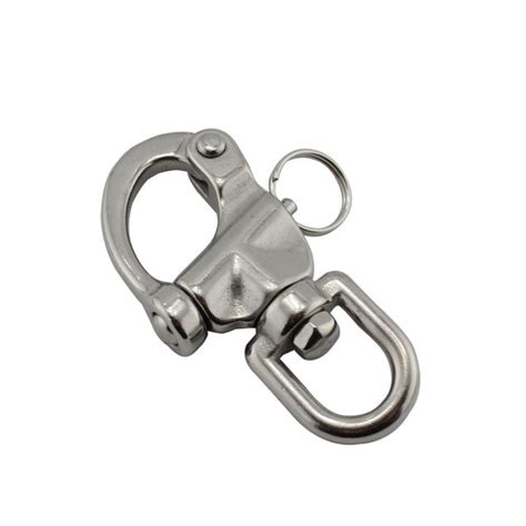 Pcs Swivel Eye Quick Rlease Bail Snap Shackle With Ring Stainless