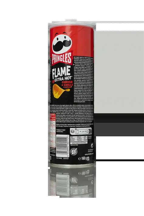 Chips Pringles Flame Extra Hot Cheese Chili Gr Frisdrank Frisdrank
