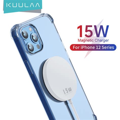 Беспроводная зарядка KUULAA Magnetic Charger 15W QC 3.0 зарядка с ...