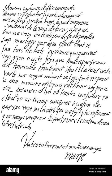 Mary stuart letter Cut Out Stock Images & Pictures - Alamy