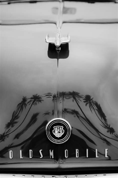1948 Oldsmobile Hood Ornament Emblem Photograph By Jill Reger Fine