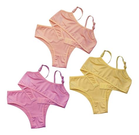 Conjuntos Lingerie Menina Infantil S bojo Coxete Atacado à venda em Fortaleza Ceará por apenas