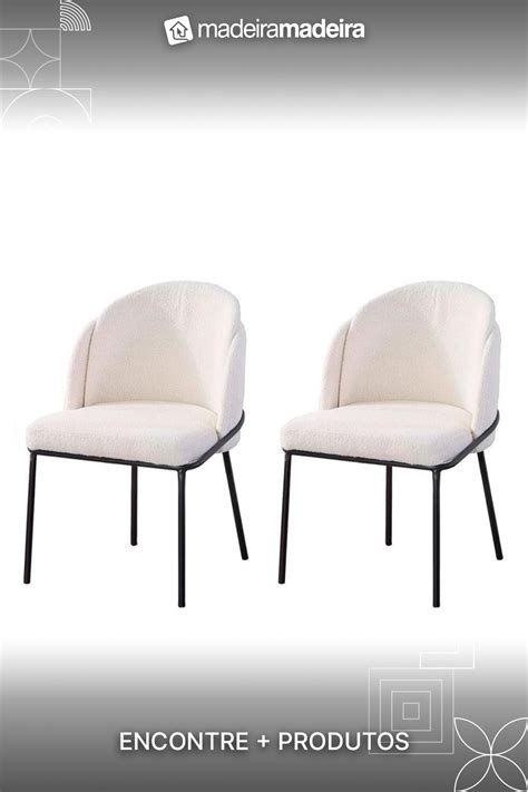 Kit Cadeiras Nevada Denali Fratini Assento Em Tecido Nude Bucle Base A O Carbono