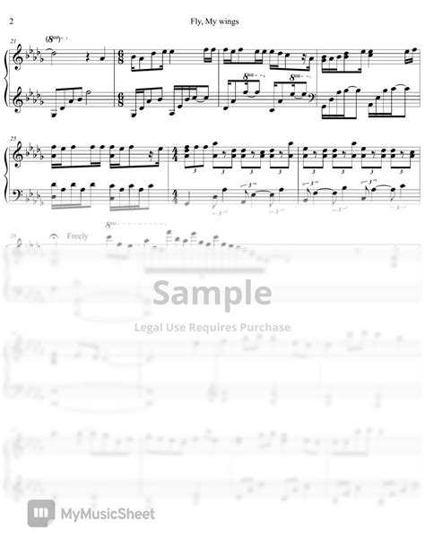 Mili Fly My Wings Limbus Company Ost Original Key Sheet Music By