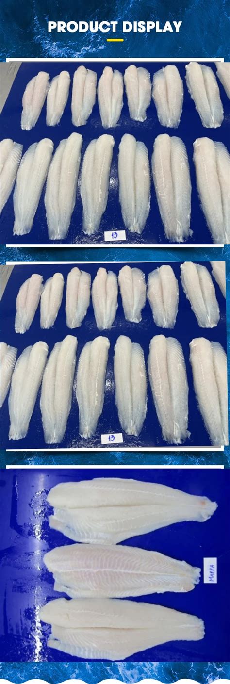Vietnam Pangasius Basa Tra Swai Fillet Fish 10kg Bulk Pack Iqf Style