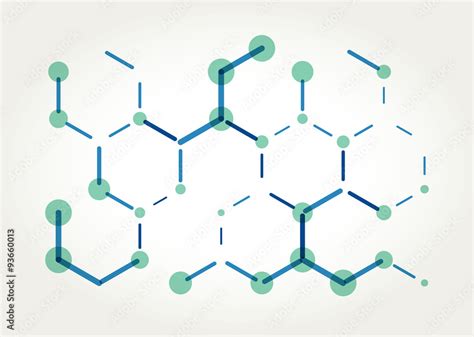 Abstract Vector Hexagons Template Stock Vector Adobe Stock