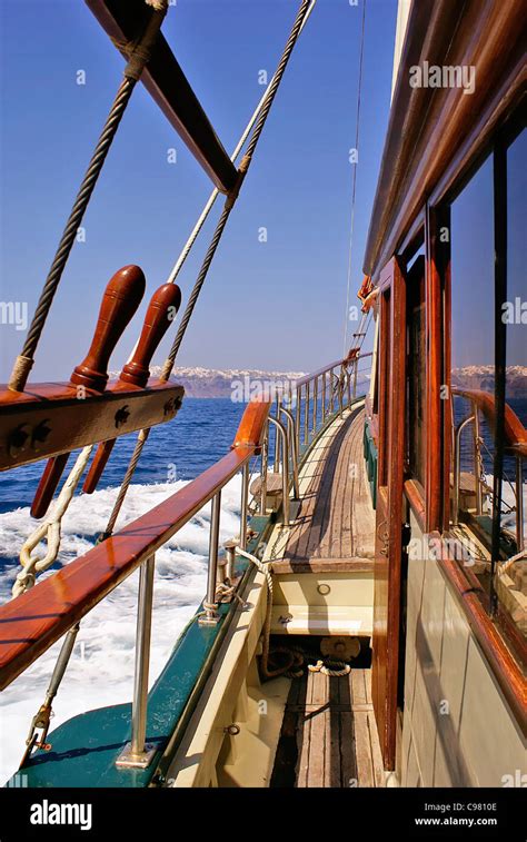 Sailing In The Aegean Sea Stock Photo Alamy