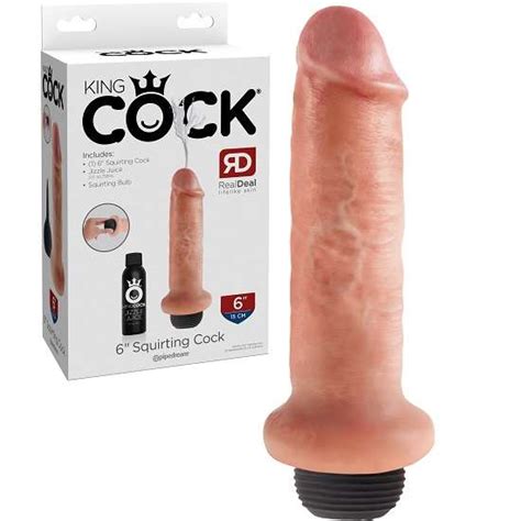 King Cock 6 Inch Squirting Dildo Realistic Cock Late2night