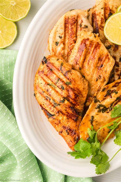 Cilantro Lime Chicken Marinade - grillonadime.com