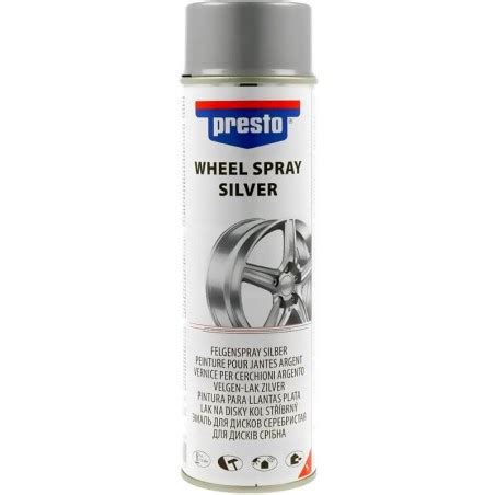 Spray Vopsea Argintie Pentru Jante Si Reparatii Auto Presto Ml