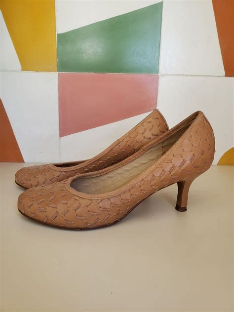 Scarpin Nude Bico Redondo Sapato Feminino Arezzo Usado Enjoei