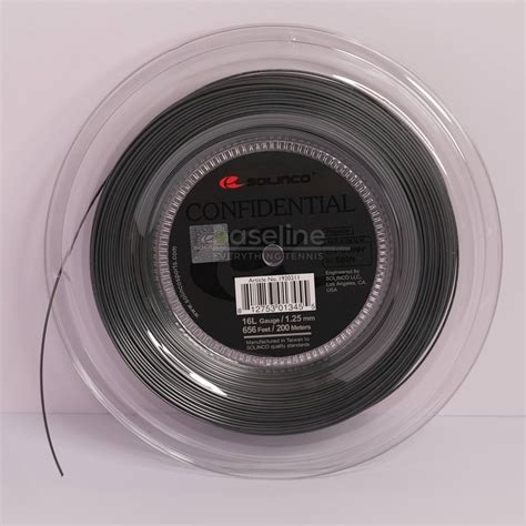 Solinco Confidential Reel – Baseline Tennis Philippines