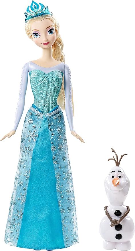 Disney Frozen Sparkle Princess Elsa And Olaf Doll Gift Set Amazon Co