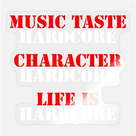 Hardcore Stickers Unique Designs Spreadshirt