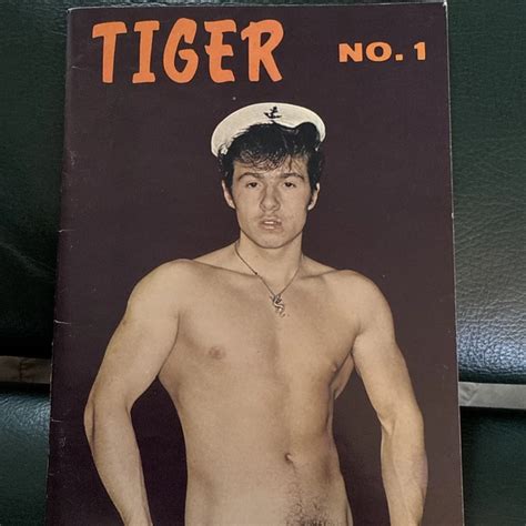 RARE TIGER NO Gay Art Male Beefcake Men Photo Magazine Digest PicClick UK