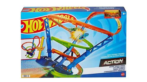 Mattel Hot Wheels Spiral Speed Crash autópálya készlet BestMarkt