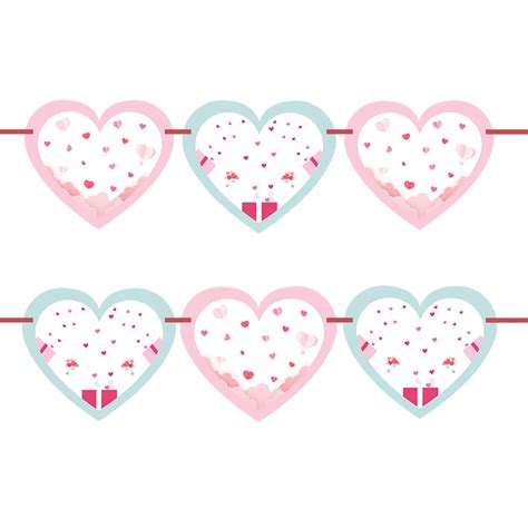 Free Printable Heart Garland Creative Center