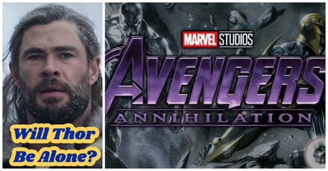 Avengers Annihilation Thor Will Be The Only Original Avenger Left