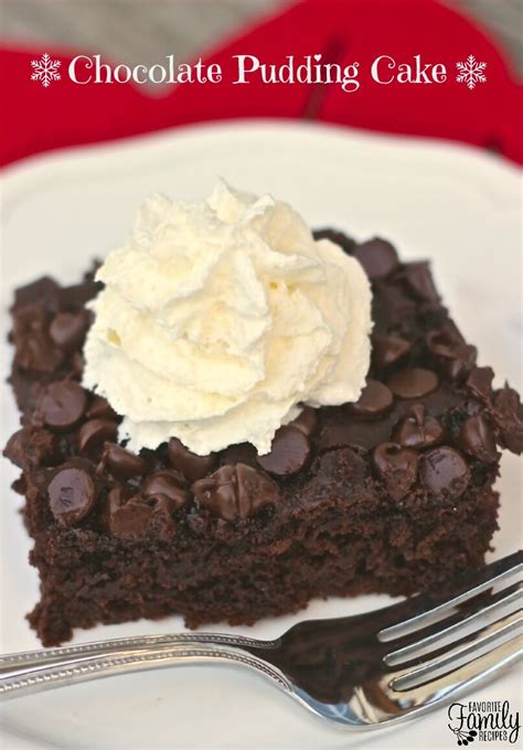 Chocolate Pudding Cake | Favorite Family Recipes