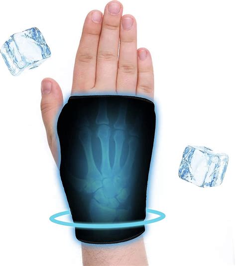 Wrist Ice Pack Soft Gel Ice Pack For Hot Cold Compress Therapy Fits Most Men Pain Relief Of