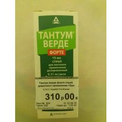 Отзывы о Спрей Тантум Верде форте