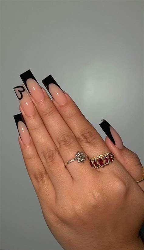 40 Expressive Fall Nail Art Designs To Flaunt Brown Heart And French