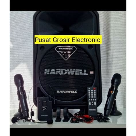 Jual SPEAKER HARDWELL POWERFUL 10 PRO BLUETOOTH USB RADIO MEETING 10PRO