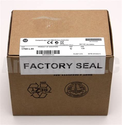 SALE! Allen Bradley 1768-L45/C CompactLogix L45 | 1 YEAR WARRANTY!