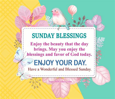 Best Sunday Blessings Quotes And Messages Superbwishes