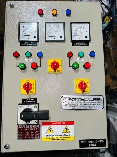 Fire Pump Control Panel At Rs 12500 Fire Pump Control Panel In